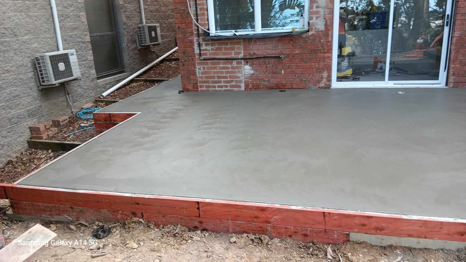 completed work for a recent customer