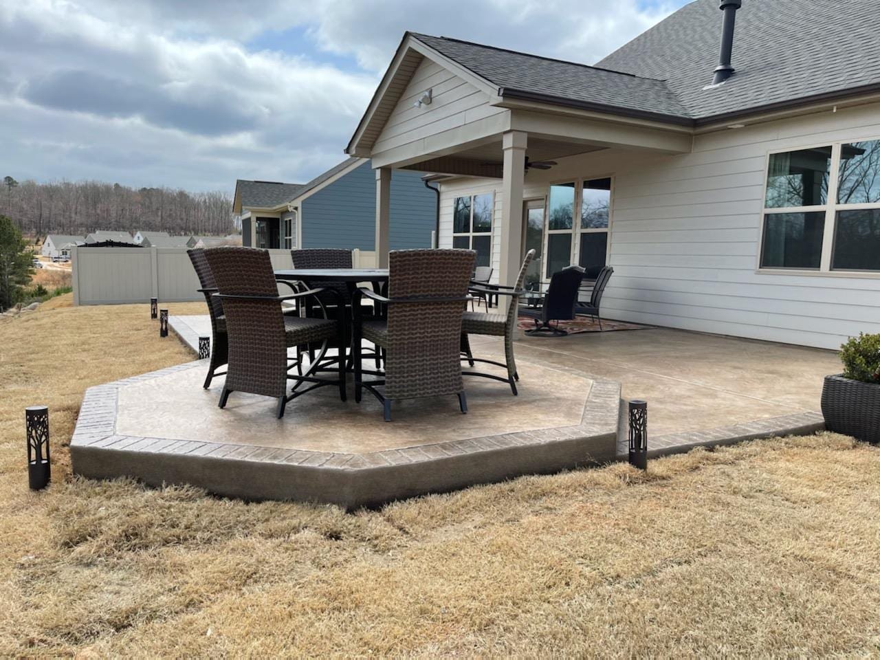 completed work for a recent customer